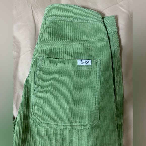 Roxy x Chloe Kim Green Corduroy Pants - Picture 8 of 13